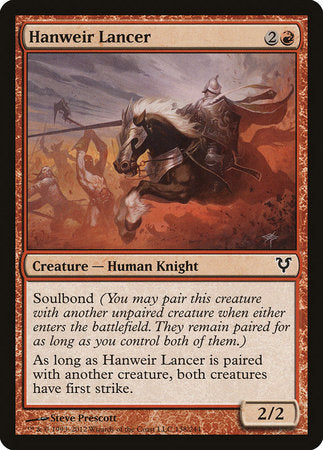 Hanweir Lancer [Avacyn Restored] - TCG Master