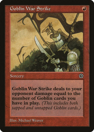 Goblin War Strike [Portal Second Age] - TCG Master