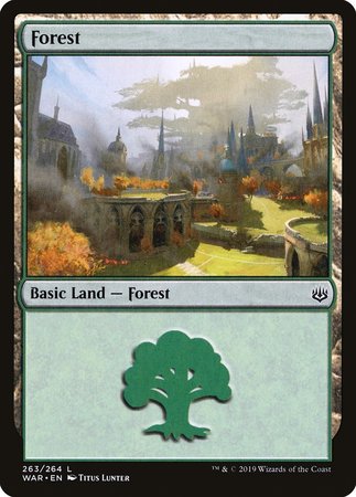 Forest (263) [War of the Spark] - TCG Master