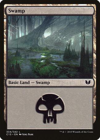 Swamp (334) [Commander 2015] - TCG Master