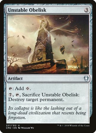 Unstable Obelisk [Commander Anthology Volume II] - TCG Master