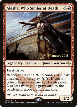 Alesha, Who Smiles at Death [Fate Reforged Promos] - TCG Master