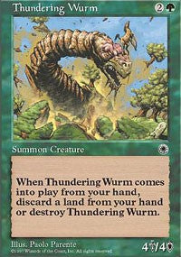 Thundering Wurm [Portal] - TCG Master