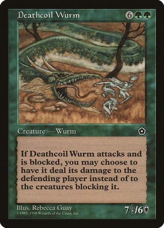 Deathcoil Wurm [Portal Second Age] - TCG Master