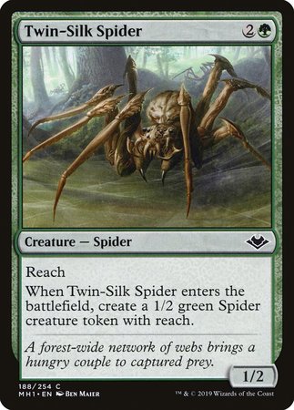 Twin-Silk Spider [Modern Horizons] - TCG Master