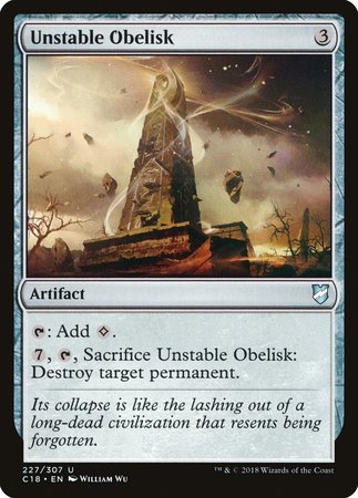 Unstable Obelisk [Commander 2018] - TCG Master