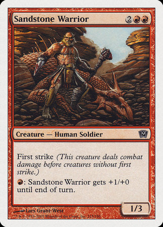 Sandstone Warrior [Ninth Edition] - TCG Master