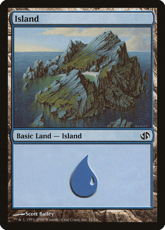 Island (31) [Duel Decks: Jace vs. Chandra] - TCG Master
