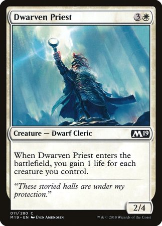 Dwarven Priest [Core Set 2019] - TCG Master