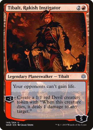 Tibalt, Rakish Instigator [War of the Spark] - TCG Master