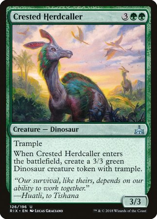 Crested Herdcaller [Rivals of Ixalan] - TCG Master