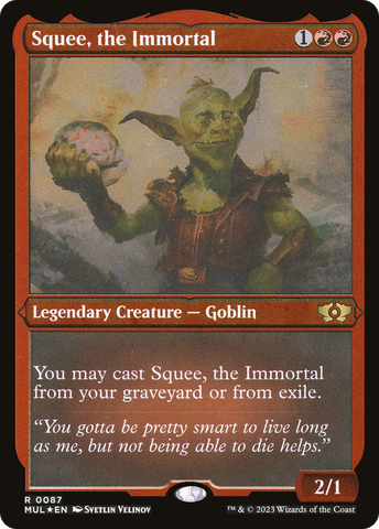 Squee, the Immortal (Foil Etched) [Multiverse Legends]
