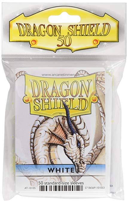Dragon Shield Small Size Sleeve - White - TCG Master