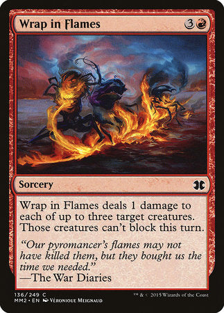 Wrap in Flames [Modern Masters 2015] - TCG Master