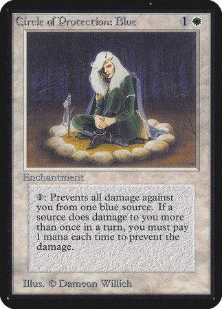 Circle of Protection: Blue [Limited Edition Alpha] - TCG Master