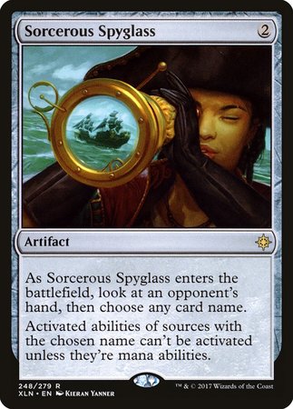 Sorcerous Spyglass [Ixalan] - TCG Master