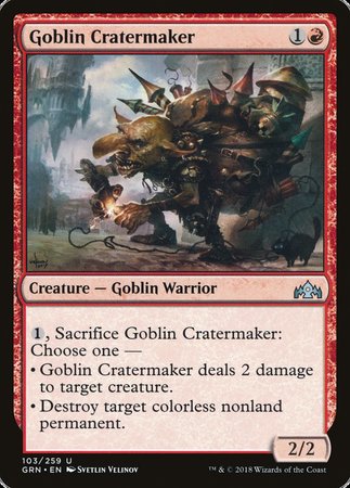 Goblin Cratermaker [Guilds of Ravnica] - TCG Master