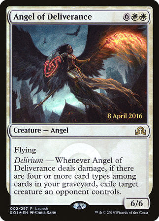 Angel of Deliverance [Shadows over Innistrad Promos] - TCG Master