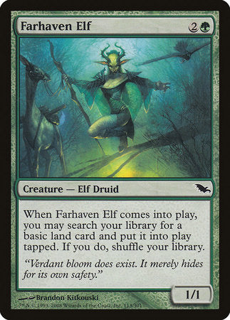 Farhaven Elf [Shadowmoor] - TCG Master