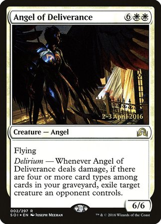 Angel of Deliverance [Shadows over Innistrad Promos] - TCG Master