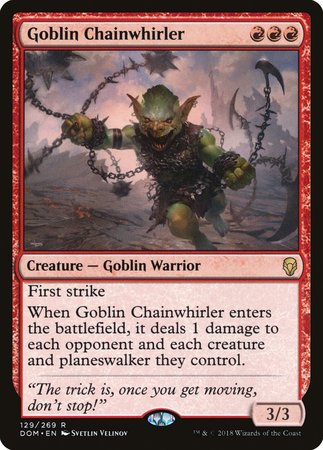 Goblin Chainwhirler [Dominaria] - TCG Master