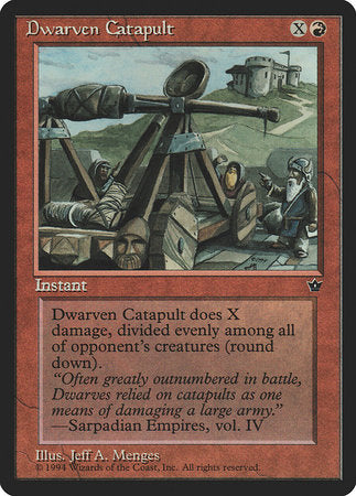 Dwarven Catapult [Fallen Empires] - TCG Master