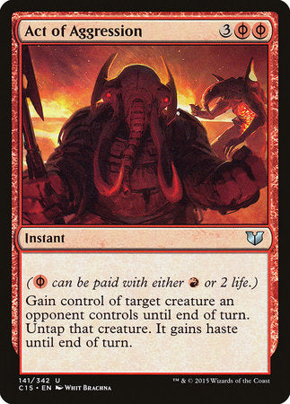 Act of Aggression [Commander 2015] - TCG Master