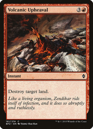Volcanic Upheaval [Battle for Zendikar] - TCG Master