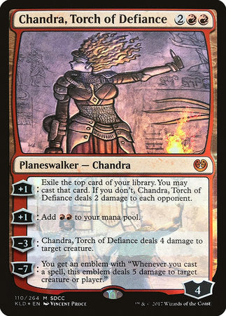 Chandra, Torch of Defiance (SDCC 2017 EXCLUSIVE) [San Diego Comic-Con 2017] - TCG Master