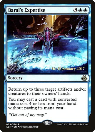 Baral's Expertise [Aether Revolt Promos] - TCG Master