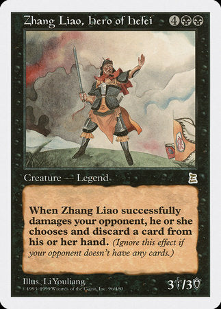 Zhang Liao, Hero of Hefei [Portal Three Kingdoms] - TCG Master