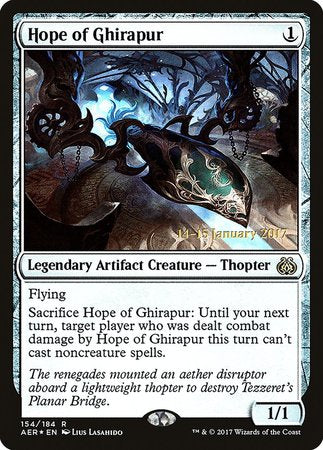 Hope of Ghirapur [Aether Revolt Promos] - TCG Master