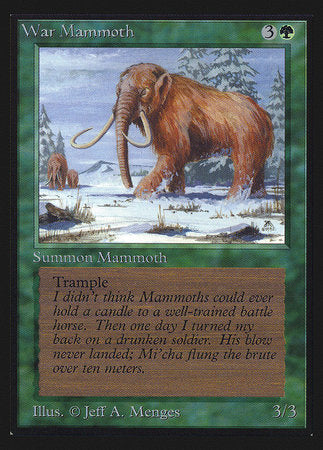 War Mammoth (IE) [Intl. Collectors’ Edition] - TCG Master