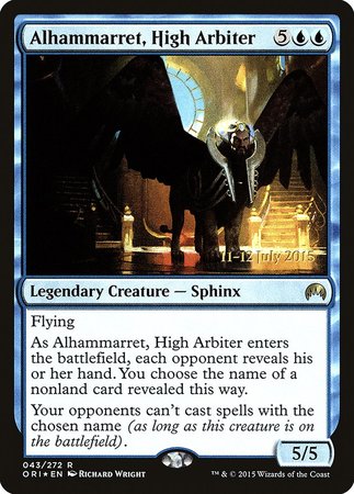 Alhammarret, High Arbiter [Magic Origins Promos] - TCG Master