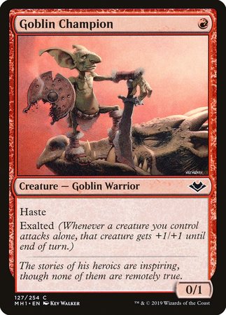 Goblin Champion [Modern Horizons] - TCG Master