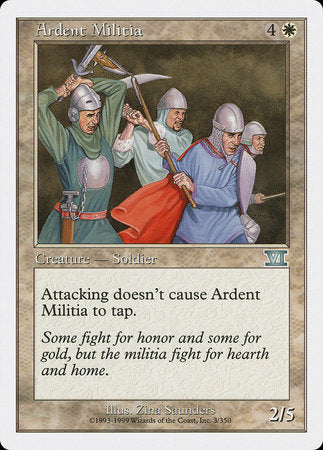 Ardent Militia [Classic Sixth Edition] - TCG Master
