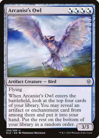 Arcanist's Owl [Throne of Eldraine] - TCG Master