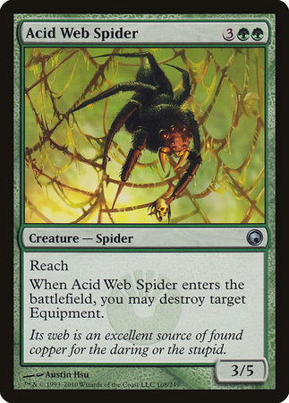 Acid Web Spider [Scars of Mirrodin] - TCG Master
