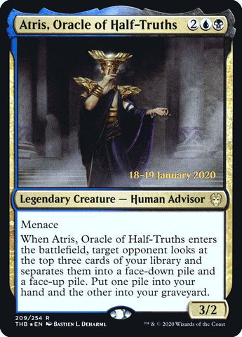 Atris, Oracle of Half-Truths [Theros Beyond Death Prerelease Promos] - TCG Master