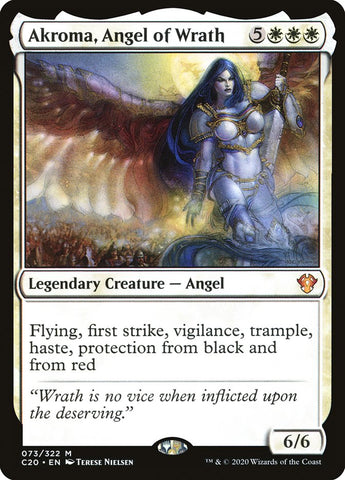 Akroma, Angel of Wrath [Commander 2020] - TCG Master
