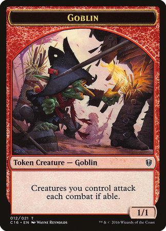 Goblin // Zombie Double-sided Token [Commander 2016 Tokens] - TCG Master