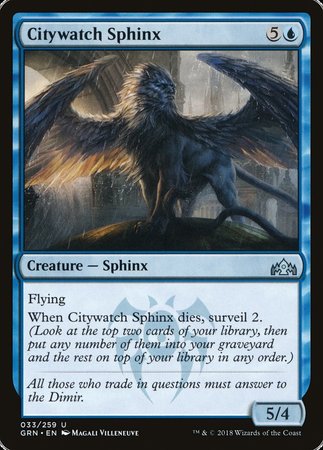 Citywatch Sphinx [Guilds of Ravnica] - TCG Master