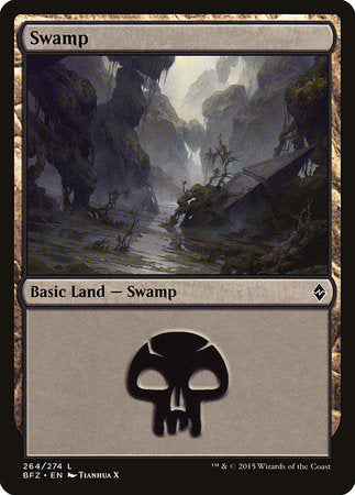 Swamp (264) [Battle for Zendikar] - TCG Master