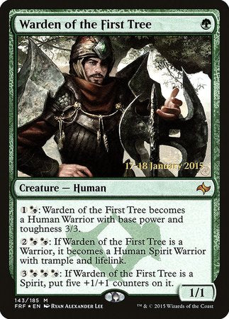 Warden of the First Tree [Fate Reforged Promos] - TCG Master