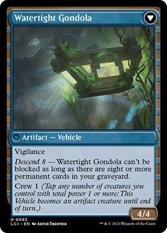 Waterlogged Hulk // Watertight Gondola [The Lost Caverns of Ixalan]