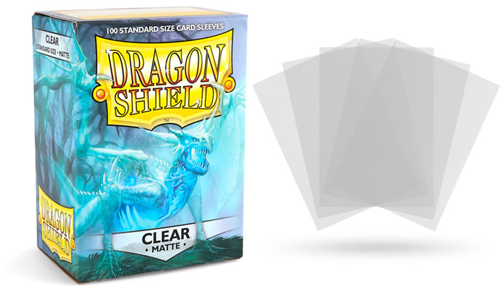 Dragon Shield Standard Sleeve - Clear Matte - TCG Master