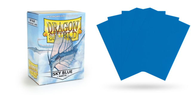 Dragon Shield Standard Sleeve - Sky Blue Matte - TCG Master