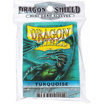 Dragon Shield Small Size Sleeve - Turquoise - TCG Master