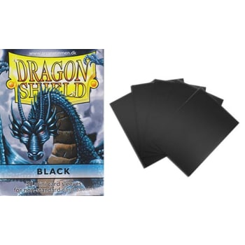 Dragon Shield Small Size Sleeve - Black - TCG Master