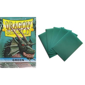 Dragon Shield Small Size Sleeve - Green - TCG Master